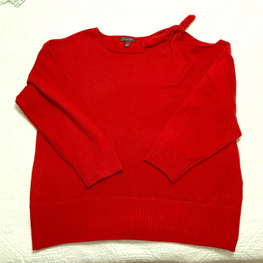 Limited cold shoulder sweater